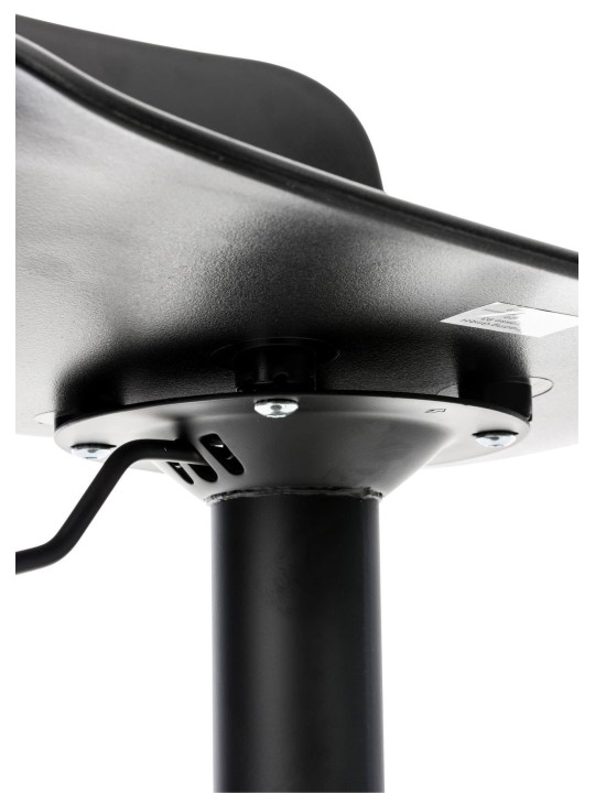 Ensemble de 4 tabourets de bar Almada, noir