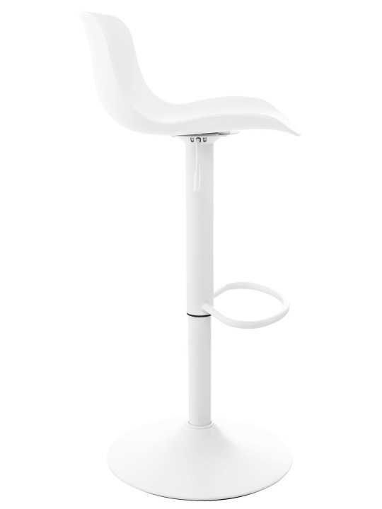 Ensemble de 4 tabourets de bar Almada, blanc