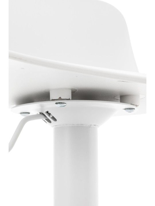 Ensemble de 4 tabourets de bar Almada, blanc
