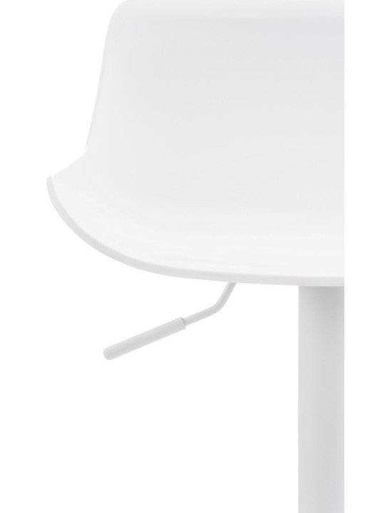 Ensemble de 4 tabourets de bar Aveiro, blanc