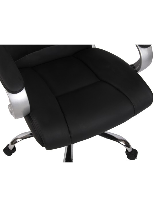 Chaise de bureau BIG Apollo simili cuir V2, noir Chaise de bureau BIG Apollo simili cuir V2, noir
