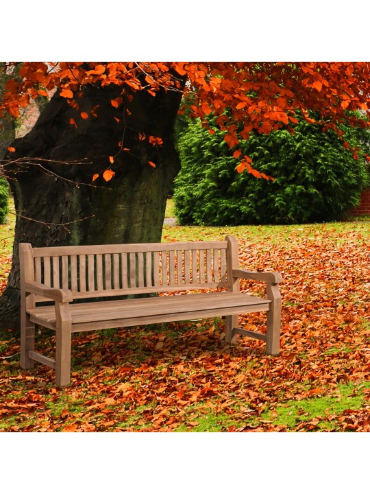 Banc en teck Jackson V2 200 cm, teck