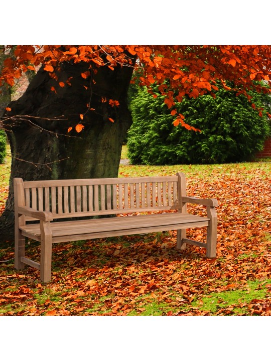 Banc en teck Jackson V2 220 cm, teck