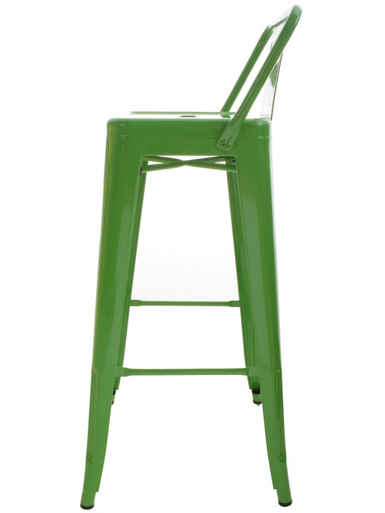 Lot de 4 tabourets de bar Mason, vert Lot de 4 tabourets de bar Mason, vert