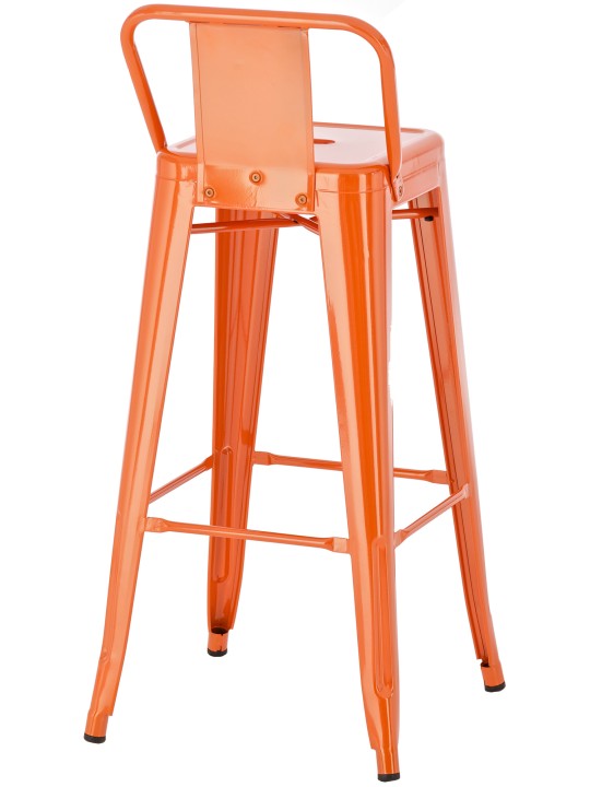 Lot de 4 tabourets de bar Mason, orange Lot de 4 tabourets de bar Mason, orange