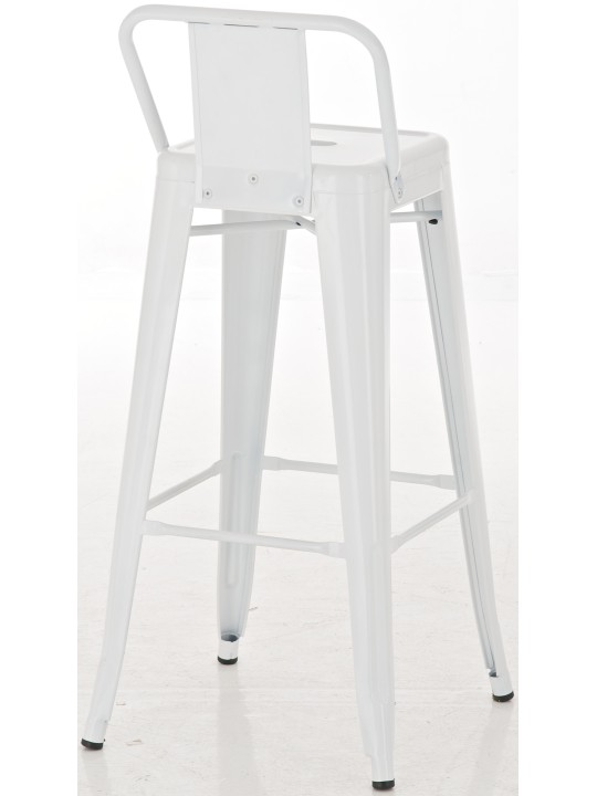 Lot de 4 tabourets de bar Mason, blanc Lot de 4 tabourets de bar Mason, blanc