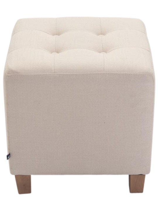 Lot de 2 tabourets Pharaon, lumière antique, crème