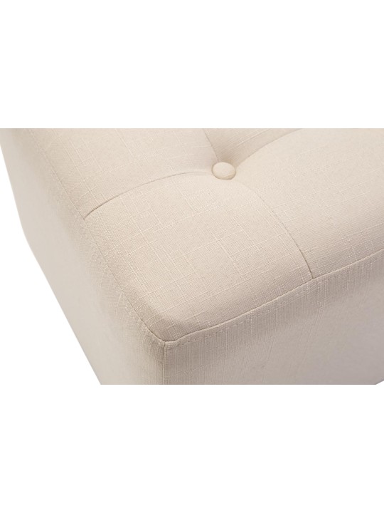 Lot de 2 tabourets Pharaon, lumière antique, crème