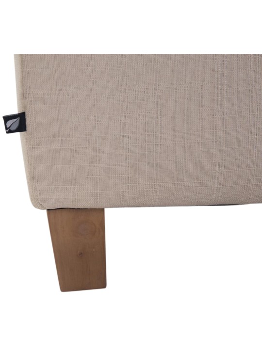 Lot de 2 tabourets Pharaon, lumière antique, crème