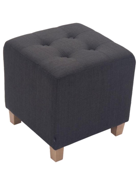 Lot de 2 tabourets Pharaon, lumière antique, gris foncé