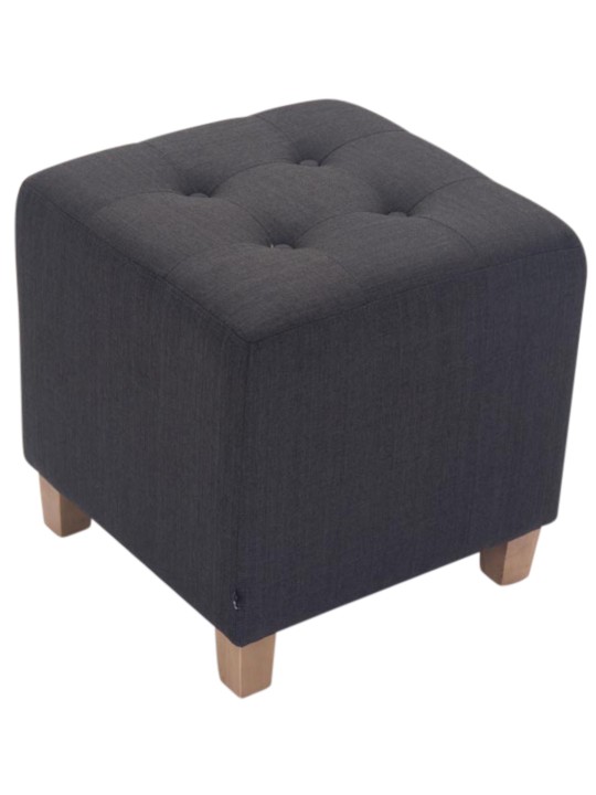 Lot de 2 tabourets Pharaon, lumière antique, gris foncé