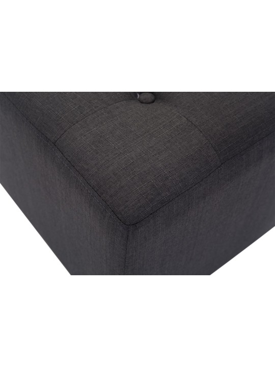 Lot de 2 tabourets Pharaon, lumière antique, gris foncé