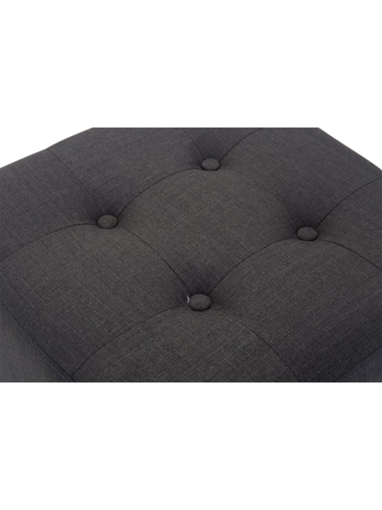 Lot de 2 tabourets Pharaon, lumière antique, gris foncé