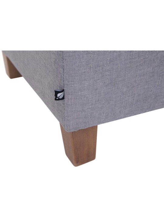 Lot de 2 tabourets Pharaon, lumière antique, gris clair