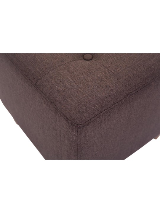 Lot de 2 tabourets Pharaon, lumière antique, brun