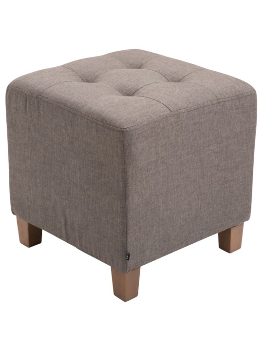 Lot de 2 tabourets Pharaon, lumière antique, taupe Lot de 2 tabourets Pharaon, lumière antique, taupe