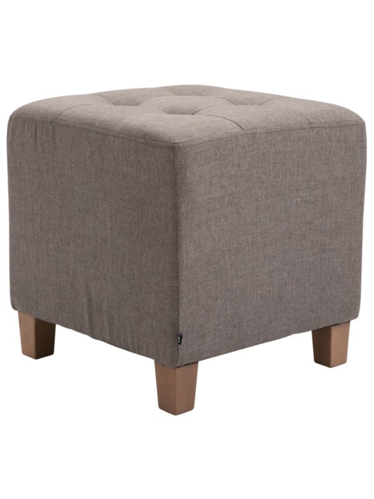 Lot de 2 tabourets Pharaon, lumière antique, taupe Lot de 2 tabourets Pharaon, lumière antique, taupe