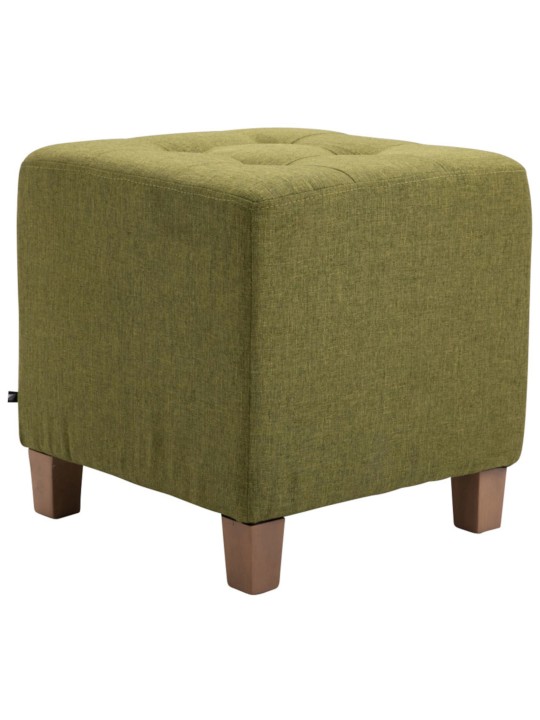 Lot de 2 tabourets Pharaon, lumière antique, vert