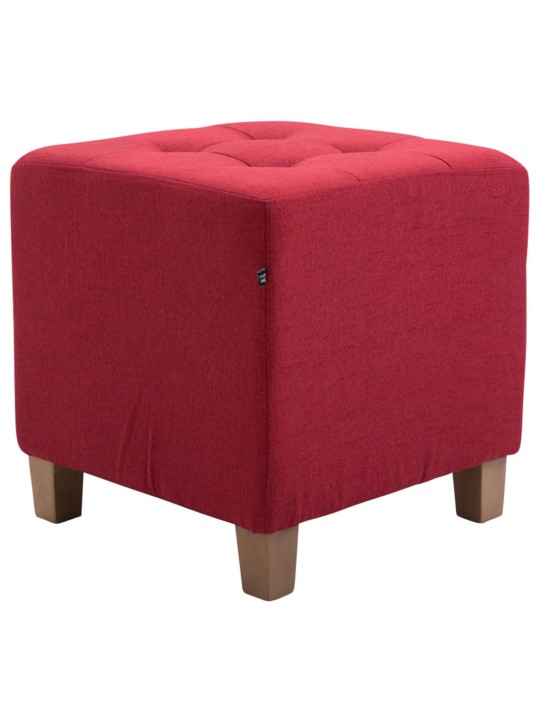 Lot de 2 tabourets Pharaon, lumière antique, rouge