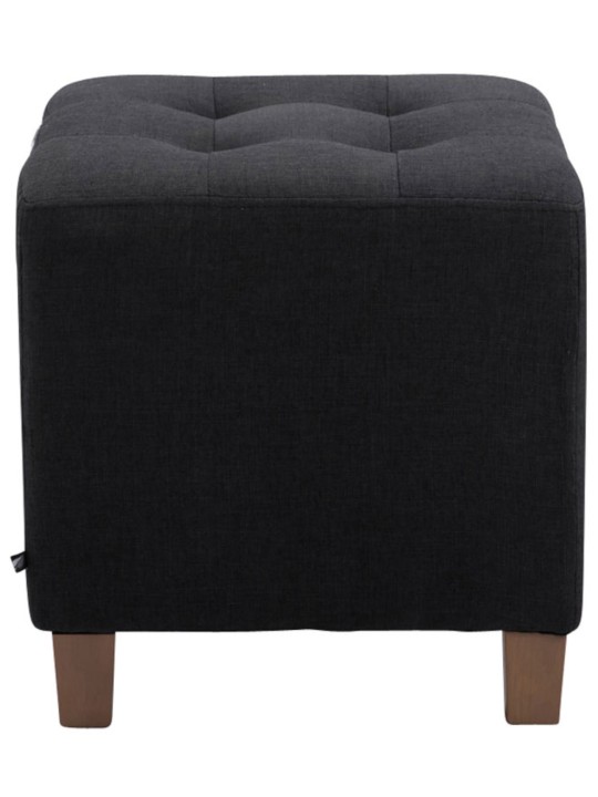 Lot de 2 tabourets Pharaon, lumière antique, noir