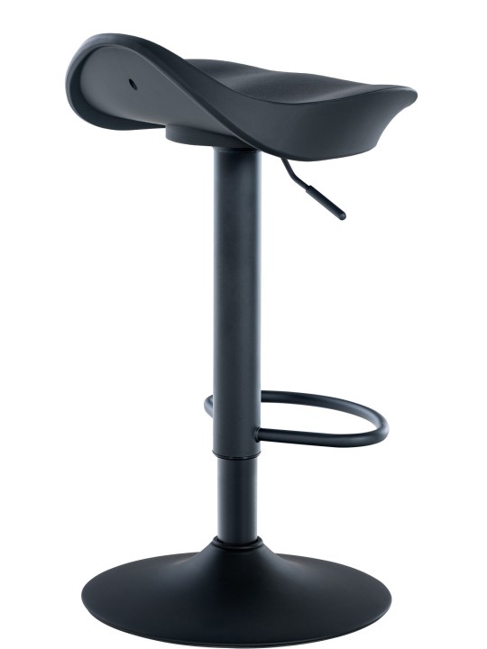 Tabouret de bar Alisson, noir