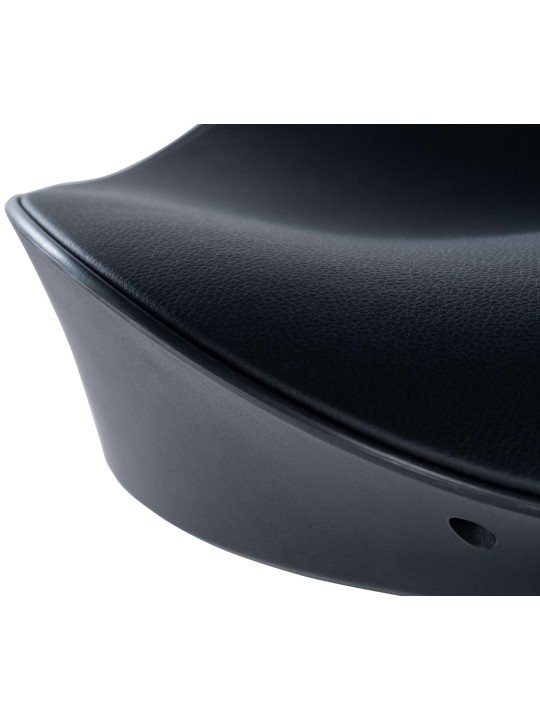 Lot de 2 tabourets de bar Alisson, noir