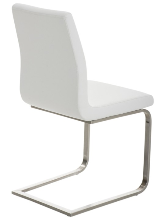 Lot de 2 chaises de salle à manger Belfort, blanc