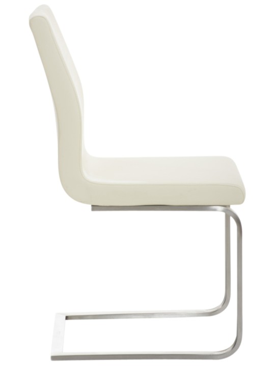 Lot de 2 chaises de salle à manger Belfort, crème