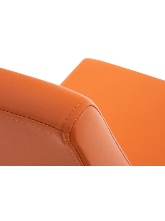 Lot de 2 chaises de salle à manger Belfort, orange