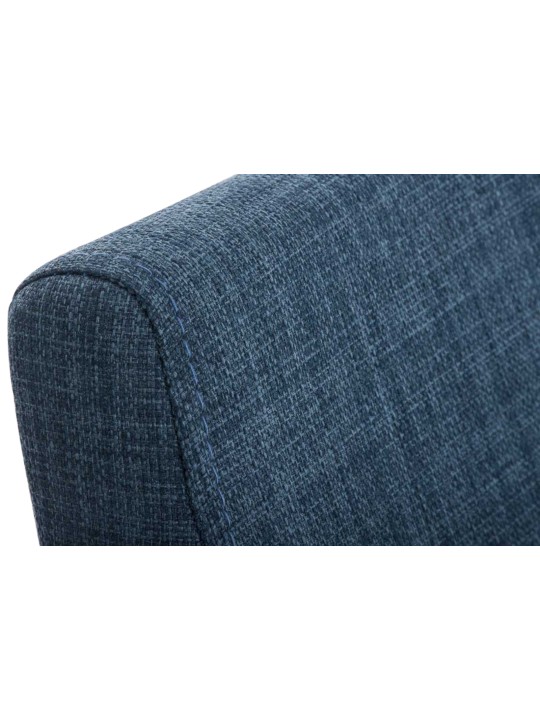 Lot de 2 chaises de salle à manger tissu Belfort, bleu