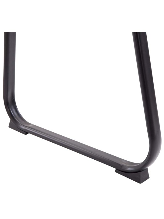 Lot de 2 chaises visiteurs Canada B simili cuir, brun