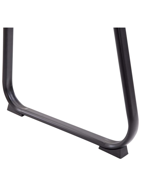 Lot de 2 chaises visiteurs Canada B simili cuir, crème