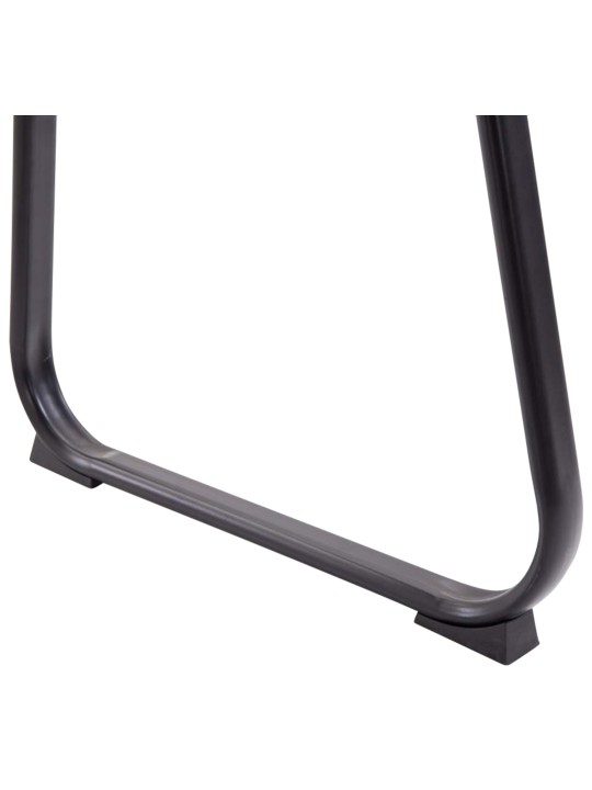 Lot de 2 chaises visiteurs Canada B simili cuir, noir