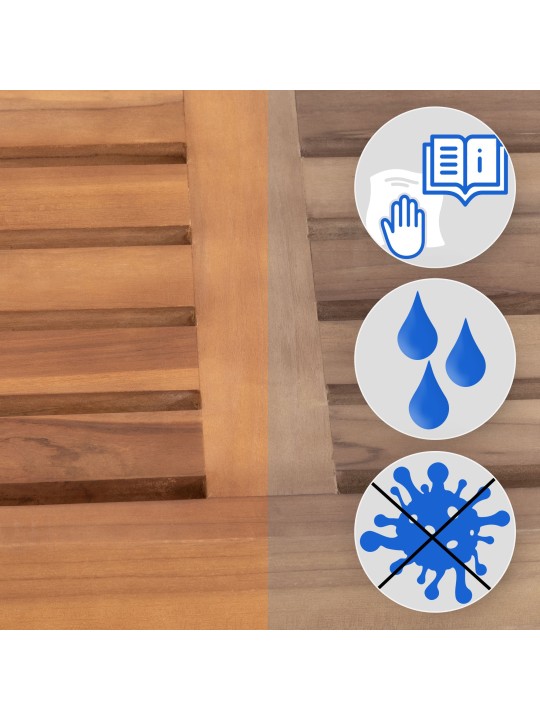 Banc en teck Halden 180 cm, teck Banc en teck Halden 180 cm, teck