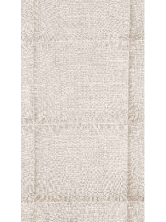 Tabouret de bar Peking V2 tissu chrome, crème