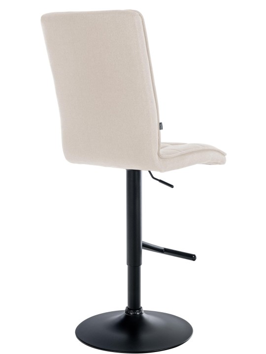 Tabouret de bar Pékin V2 tissu, crème