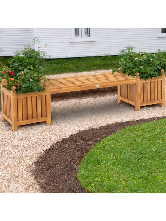 Banc en teck Boston, teck