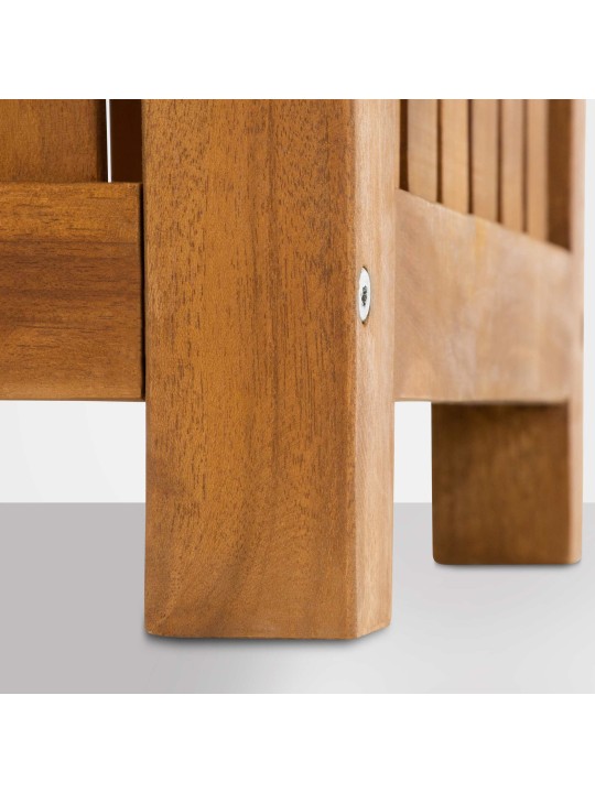 Banc en teck Boston, teck