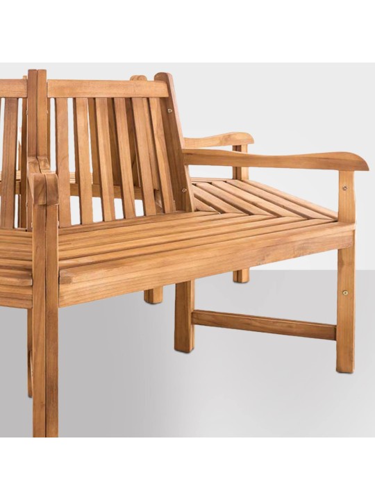 Banc arbre Sonja avec accoudoirs 200 cm, teck