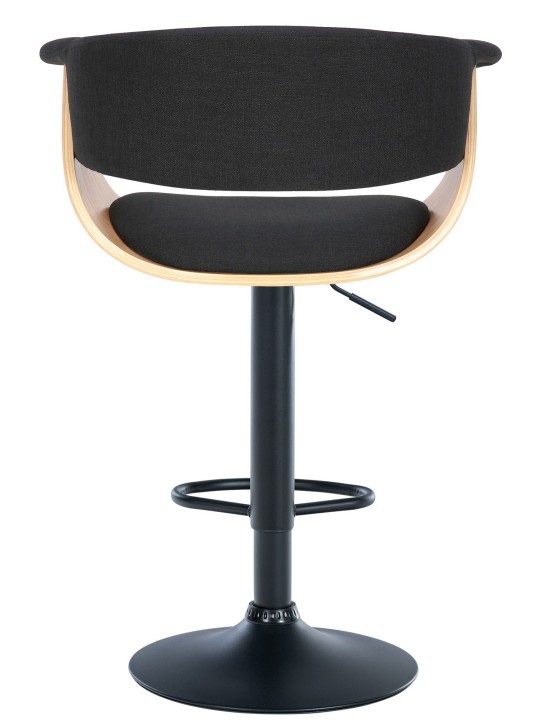 Tabouret de bar Vestal tissu, naturel/noir