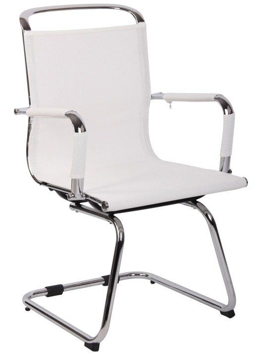 Chaise visiteur Barnet Mesh, blanc