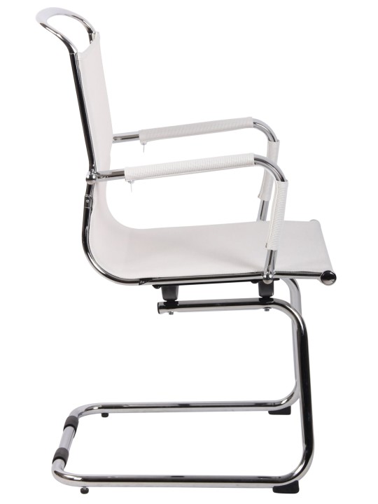 Chaise visiteur Barnet Mesh, blanc