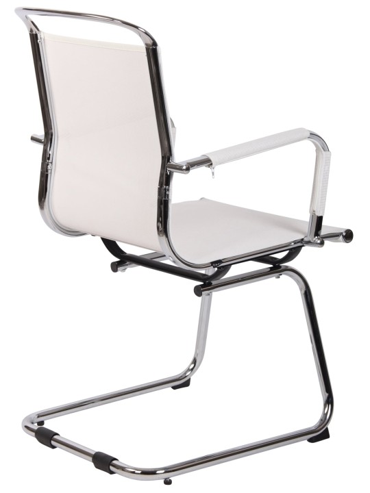 Chaise visiteur Barnet Mesh, blanc