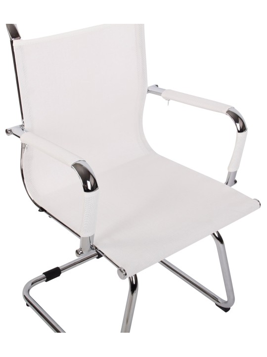 Chaise visiteur Barnet Mesh, blanc
