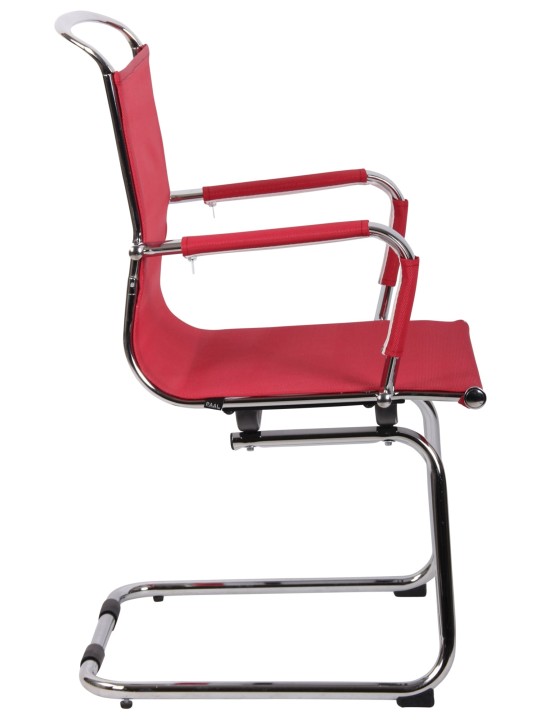 Chaise visiteur Barnet Mesh, rouge