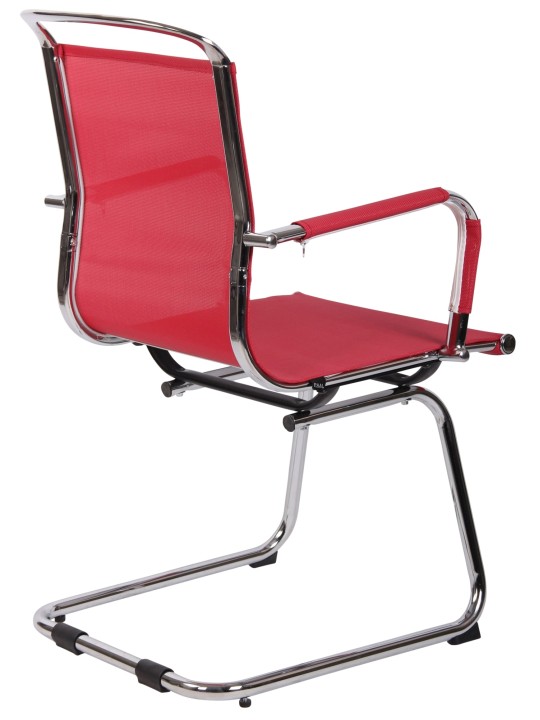 Chaise visiteur Barnet Mesh, rouge
