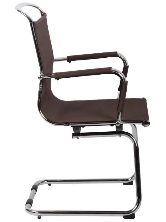 Chaise visiteur Barnet Mesh, brun