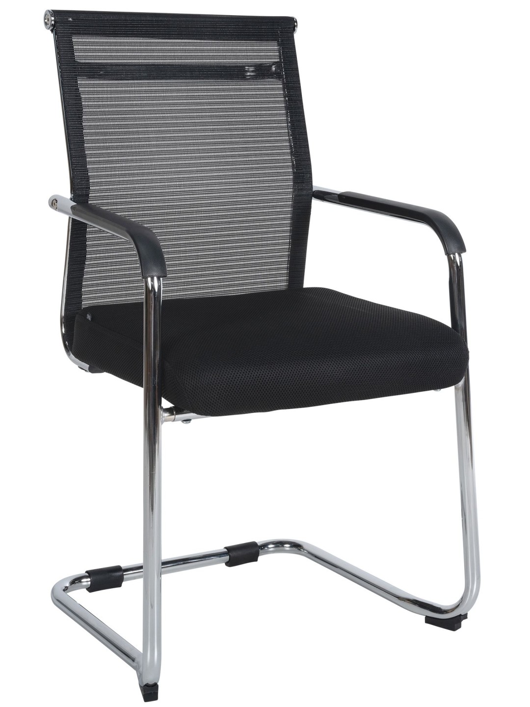 Chaise visiteur Denny, chrome