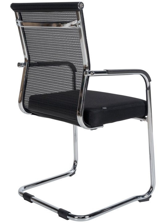 Chaise visiteur Denny, chrome