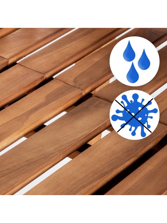 Banc en teck Luka 150 cm, teck